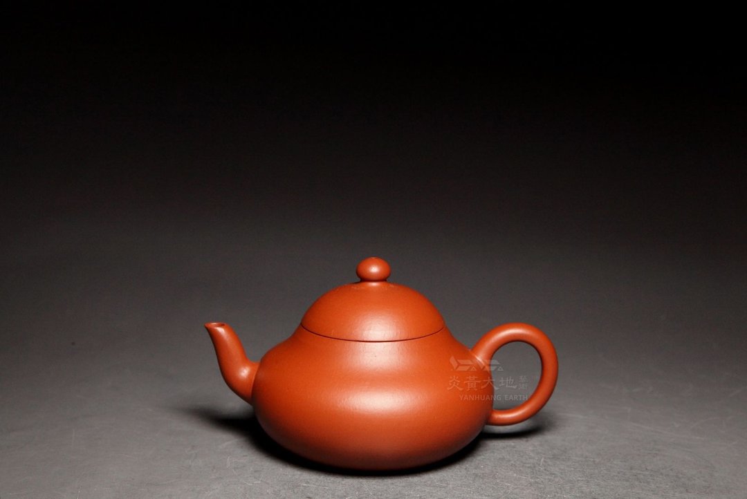 【梨形 19】龙山堂 清雅赏系列 纯手工 黄金朱泥 125cc - 茶具/茶杯 - 陶 红色