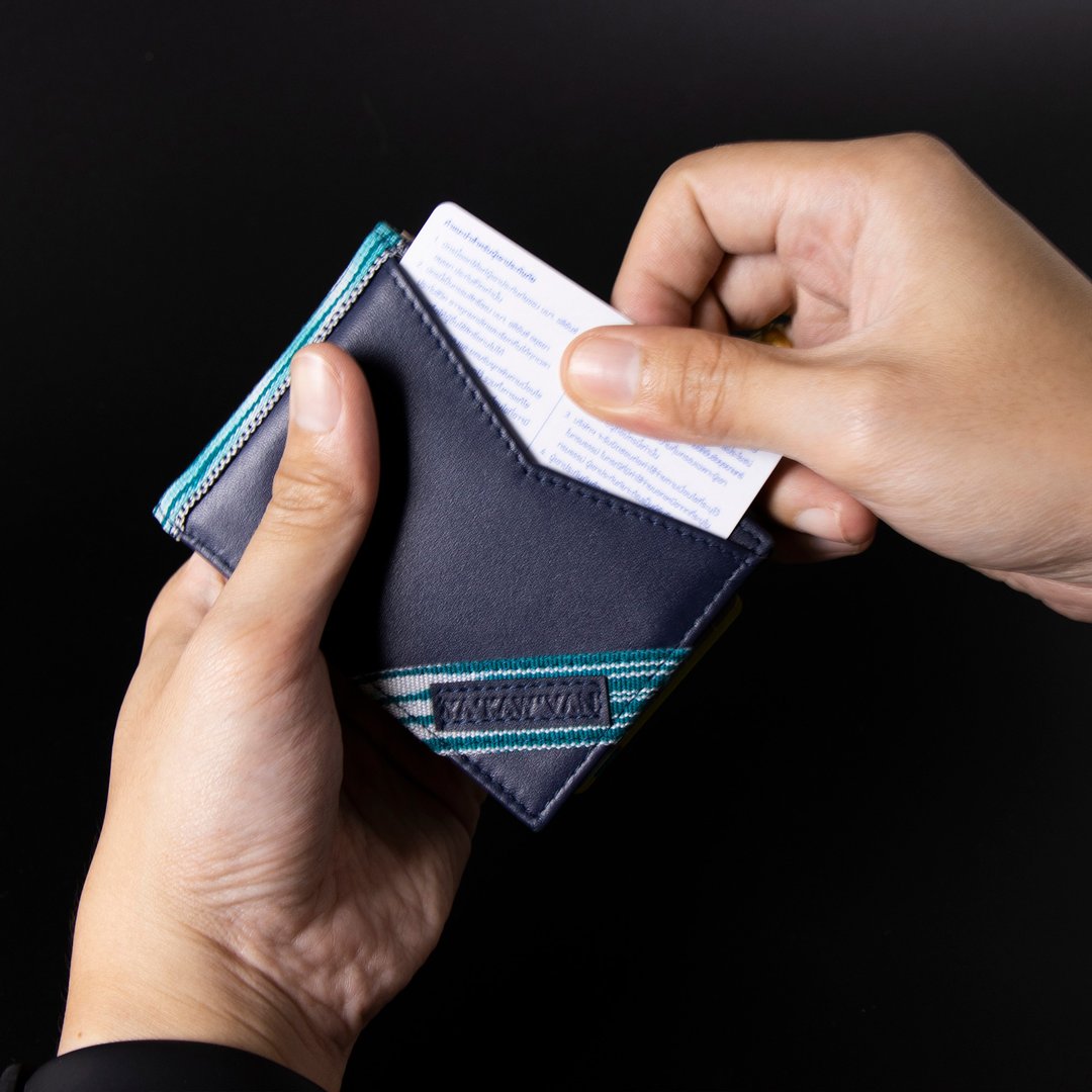 YAKAWVAN Kir-Po-Dir Slim Wallet 0.6 cm with Leather Money Clip - 皮夹/钱包 - 真皮 