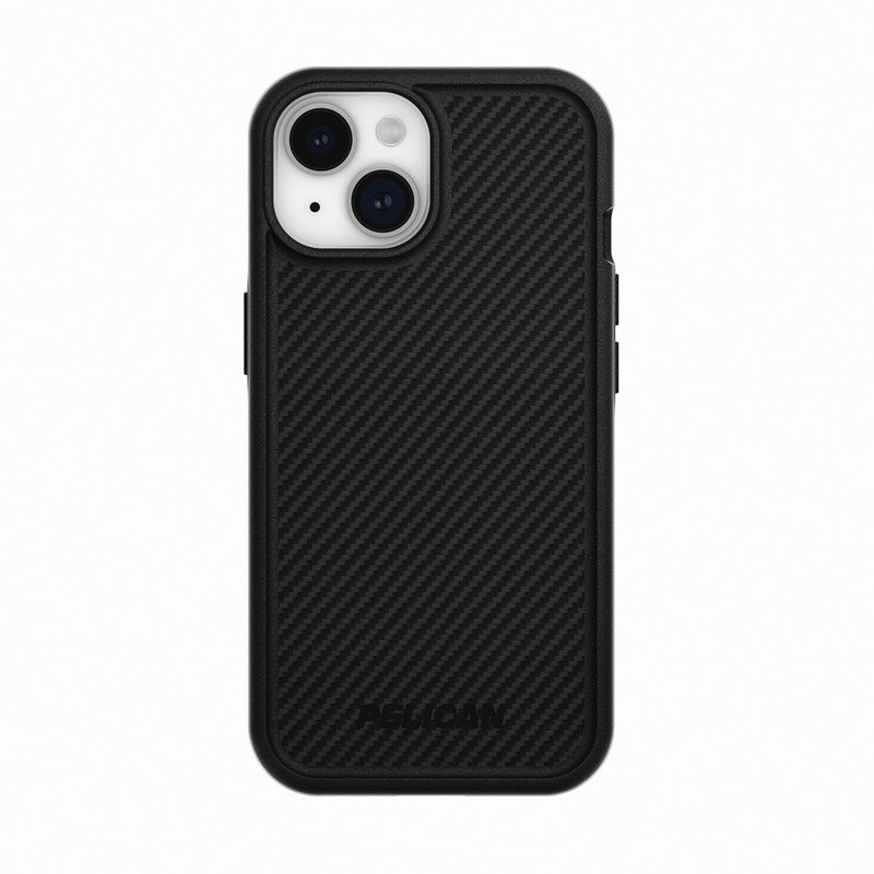 Pelican iPhone 15系列 防摔抗菌保护壳 保护者-碳纤纹理MagSafe - 手机壳/手机套 - 其他材质 