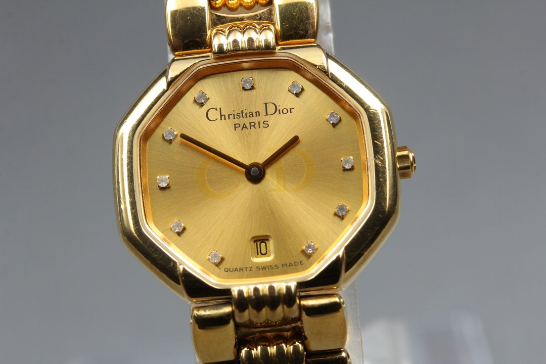 复刻 Christian Dior 女仕石英腕表 25mm - 女表 - 不锈钢 金色