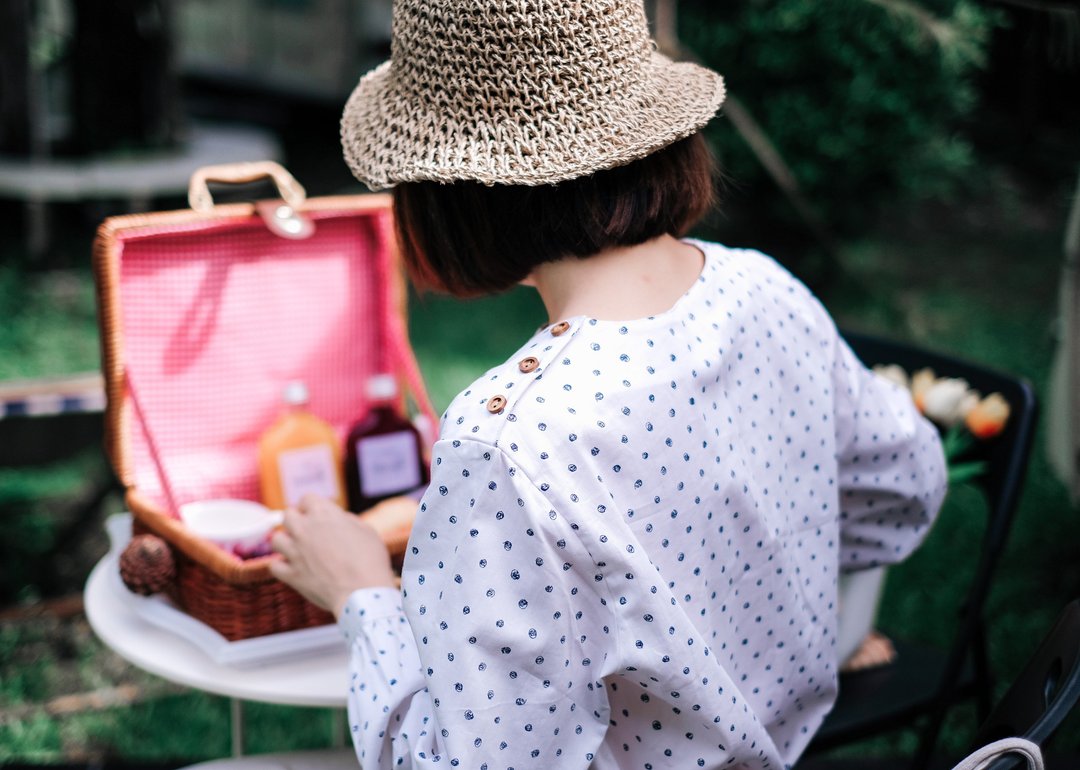 Miharu Shorto Blouse : long-sleeves 棉质长袖衬衫 - 女装上衣 - 棉 白色