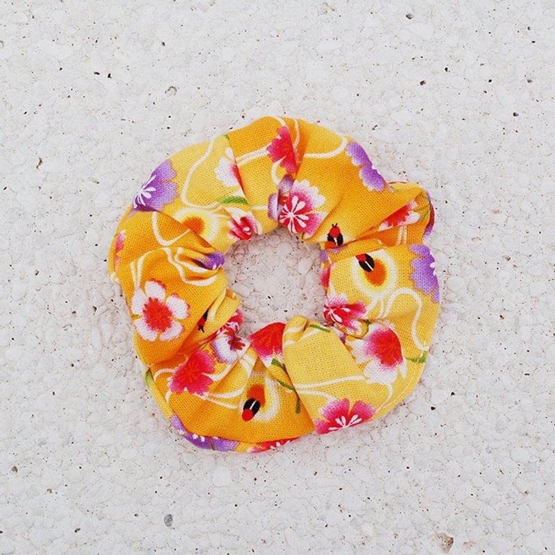 波斯菊萤火虫发束 - 发饰 - 棉．麻 黄色