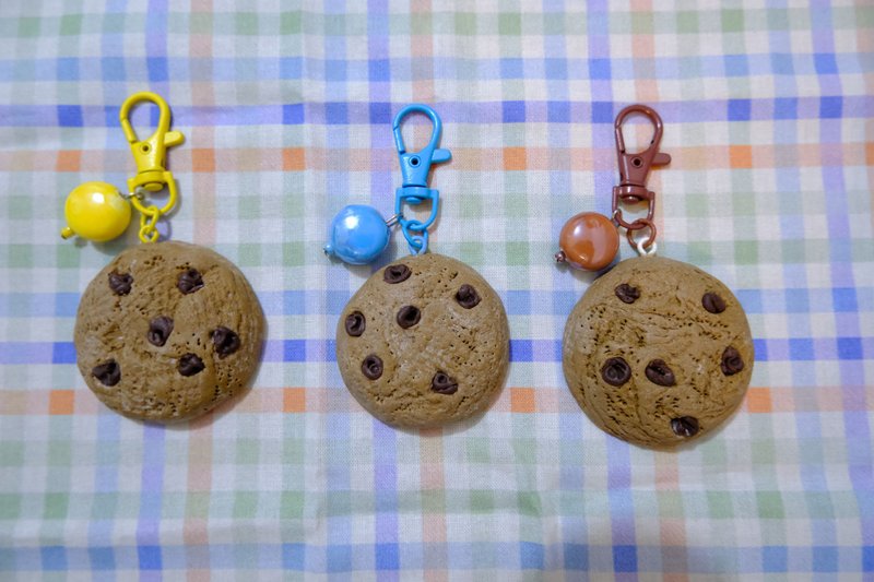 曲奇cookie 镜子钥匙扣 - 钥匙链/钥匙包 - 其他材质 多色