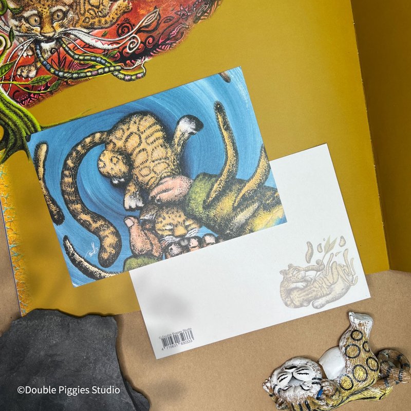 里古烙明信片 万用卡 做我的朋友 - 卡片/明信片 - 纸 多色