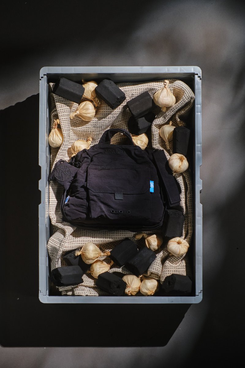 【礼物】No.8 City Bag—Midnight 黯黑 (Edition 1.5) - 侧背包/斜挎包 - 尼龙 