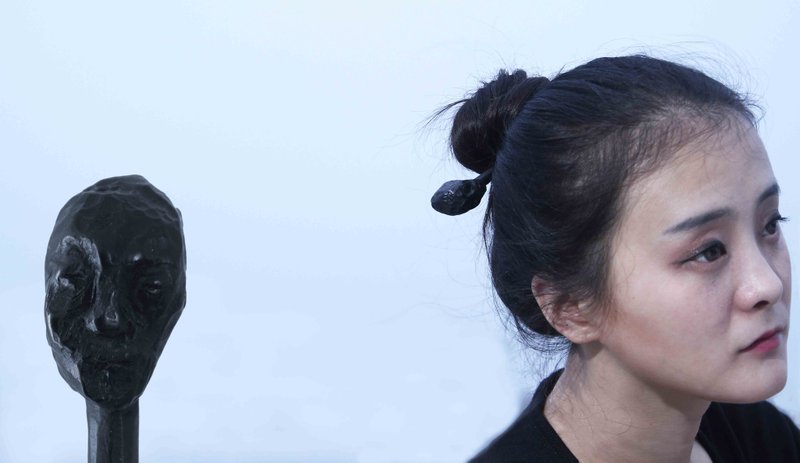 Mumble待煮|独立设计原创手工黑檀簪子木人头诡异另类发簪子|各人汇 - 发饰 - 木头 黑色