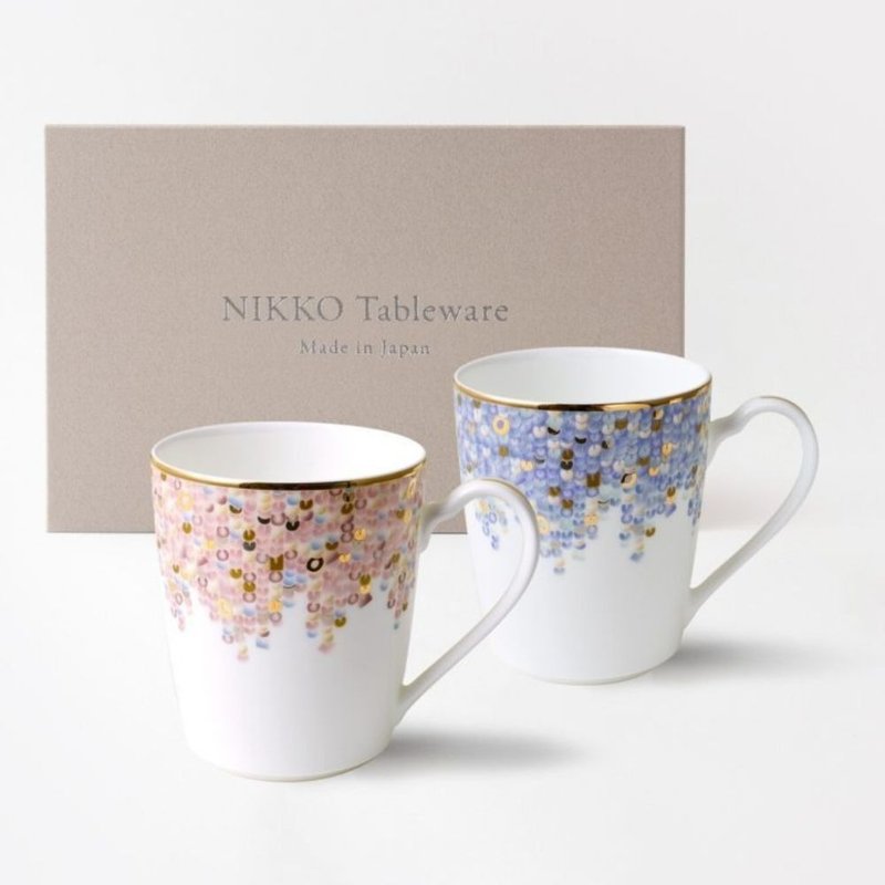 【结婚礼物】Spangles 马克对杯 粉&蓝 /Nikko - 咖啡杯/马克杯 - 其他材质 多色
