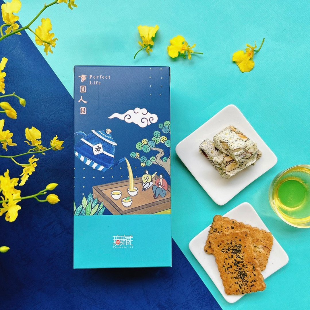 【无藏】中秋公益礼盒 B1 月圆人团圆_减糖茶食系列 (7款可选) - 零食/点心 - 新鲜食材 多色