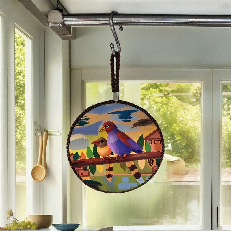 陶瓷隔热垫  枝头悄悄话 - 杯垫 - 瓷 