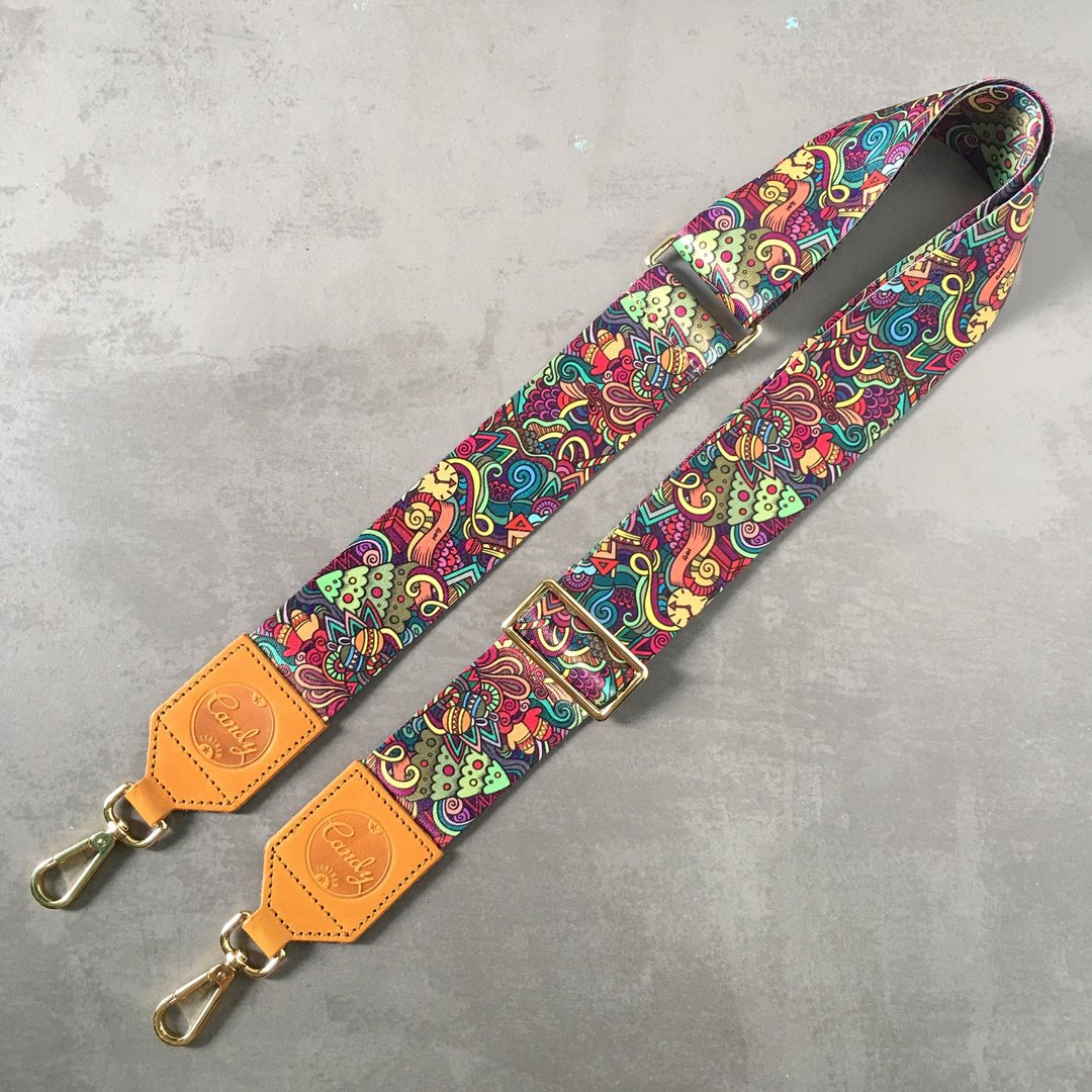 Mix Bohemian Bag Strap - 其他 - 棉 绿色