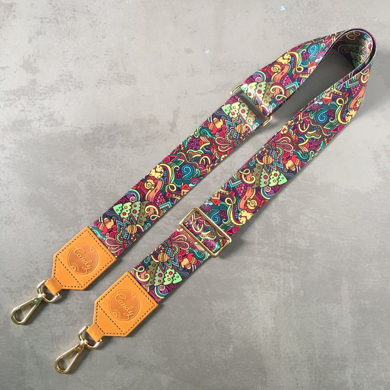 Mix Bohemian Bag Strap - 其他 - 棉．麻 绿色