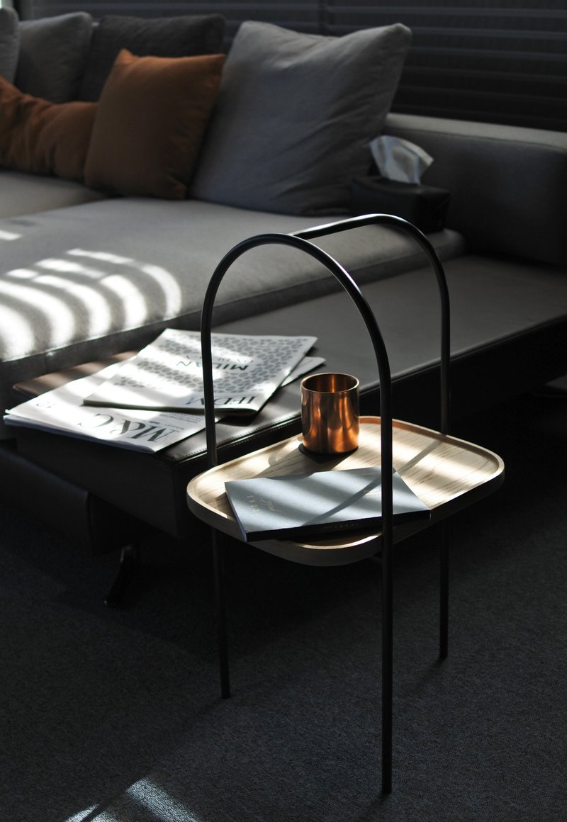 Afternoon午后边桌 | 深盘 - 其他家具 - 木头 黑色