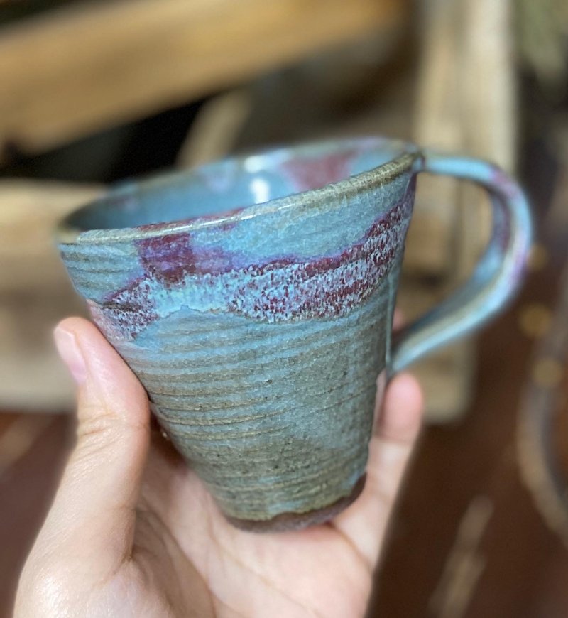 灿彩冰裂釉咖啡杯/马克杯/水杯 - 其他杯子 - 陶 