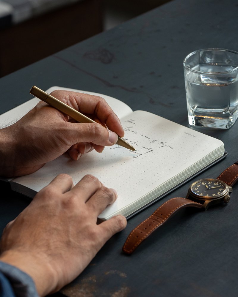 EONIQ个性化金属笔- 铝青铜 时尚 实用 - 定制化礼物 免费刻字 - 其他书写用品 - 铜/黄铜 金色