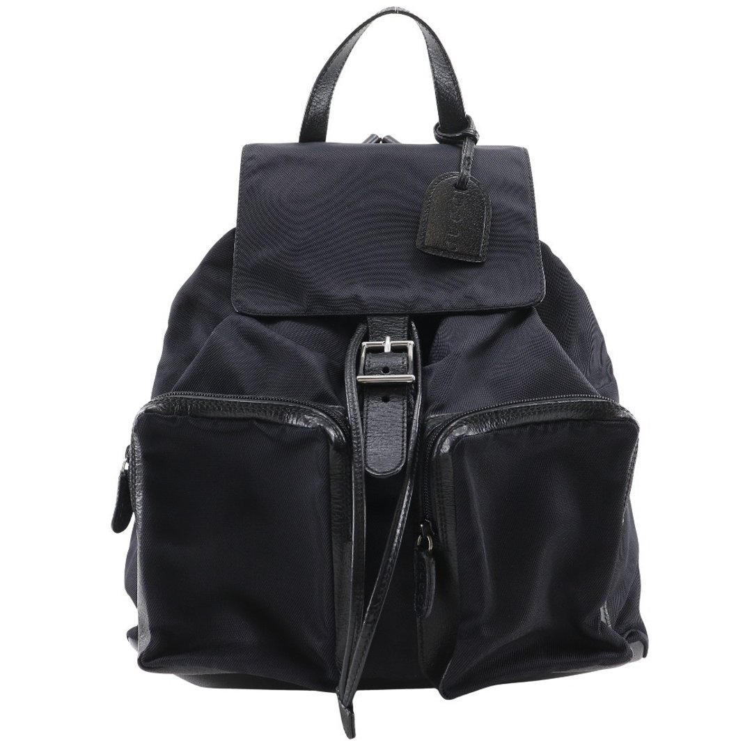 【日本直送】GUCCI 古驰 后背包 019.2058.0173.5 尼龙帆布×皮革 黑色 女士【二手】 - 后背包/双肩包 - 尼龙 黑色