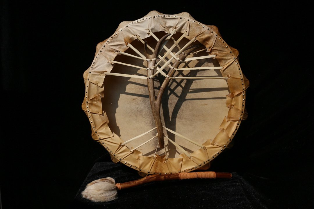 UltreyaDrums 维京 鹿角 Ritual shaman drum  音疗 疗愈 乐器 - 吉他/乐器 - 其他材质 
