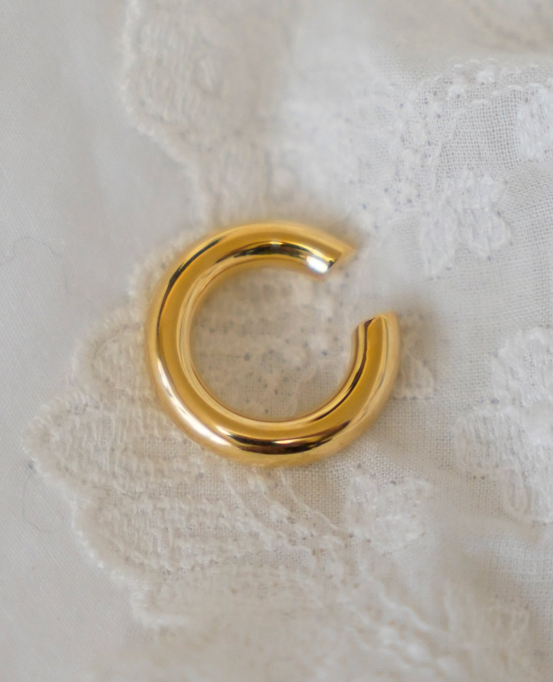 SV Hoop earcuff 圈形耳扣 - 耳环/耳夹 - 其他金属 金色