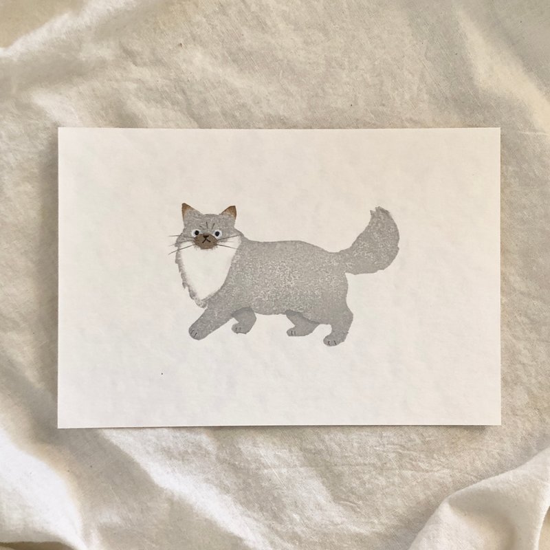 Pinkoi代购 - 猫咪明信片 2张 - 卡片/明信片 - 纸 
