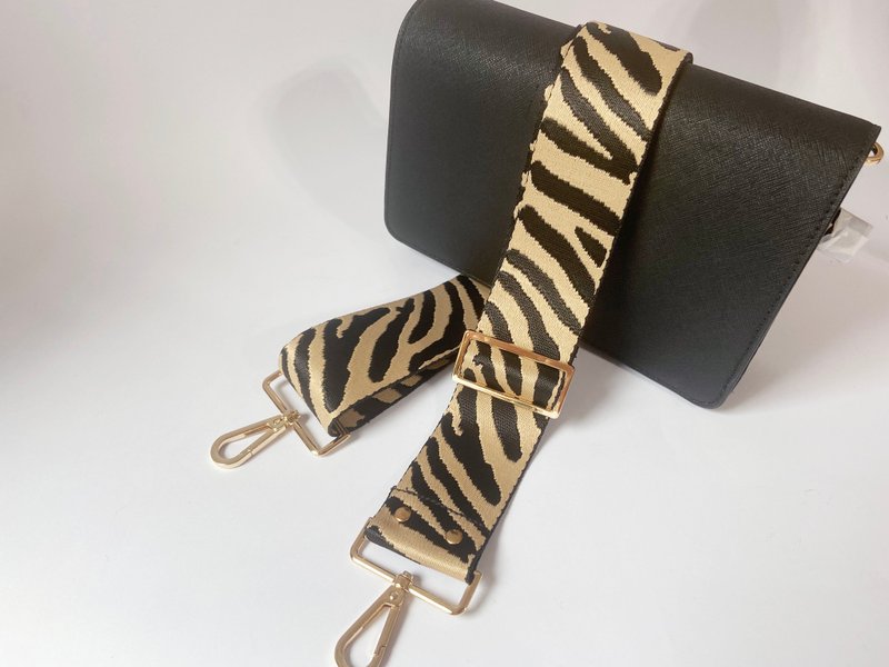 2寸宽版背带 棉织背带 背包背带  可以调整 可以替换 提花背带 - 侧背包/斜挎包 - 棉．麻 咖啡色