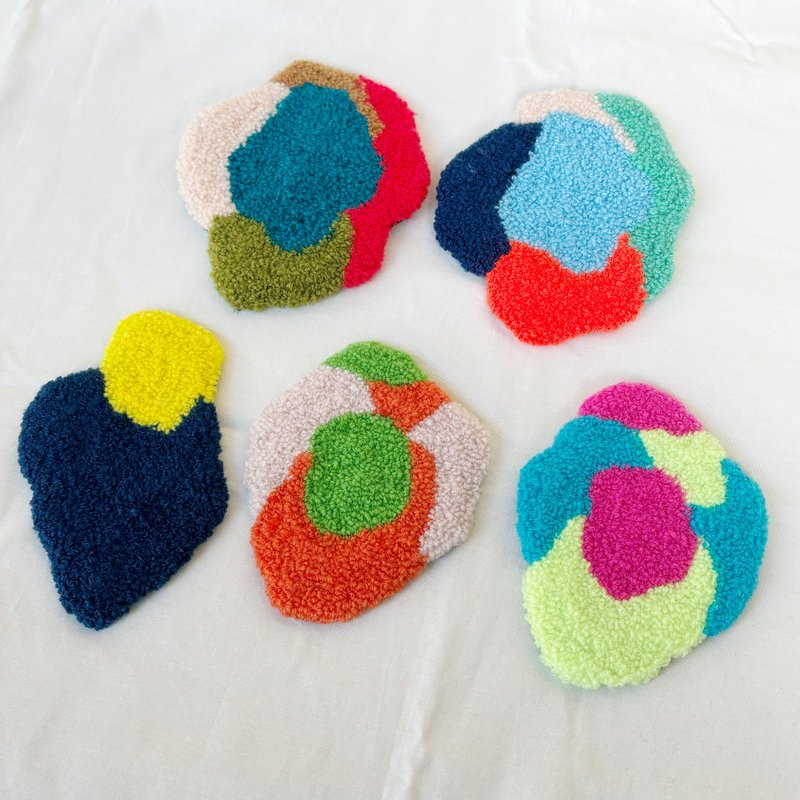 2 件组杯垫 - 杯垫 - 压克力 多色