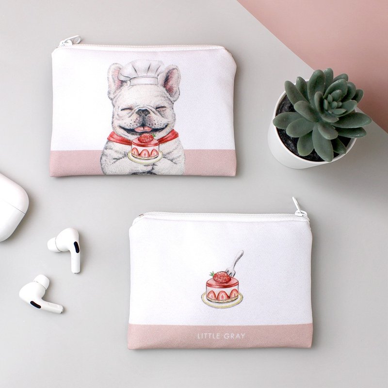万用零钱收纳包 _ 法斗的甜点时光 - 零钱包 - 其他材质 白色