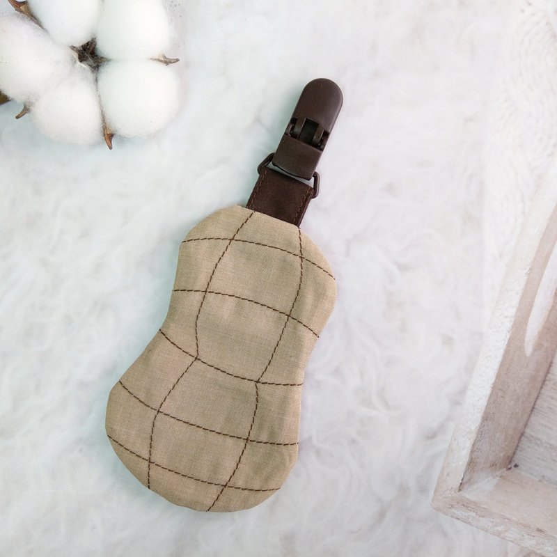 好事发生。花生 土豆 造型平安符袋  (可绣名字) - 平安符/符袋 - 棉．麻 卡其色