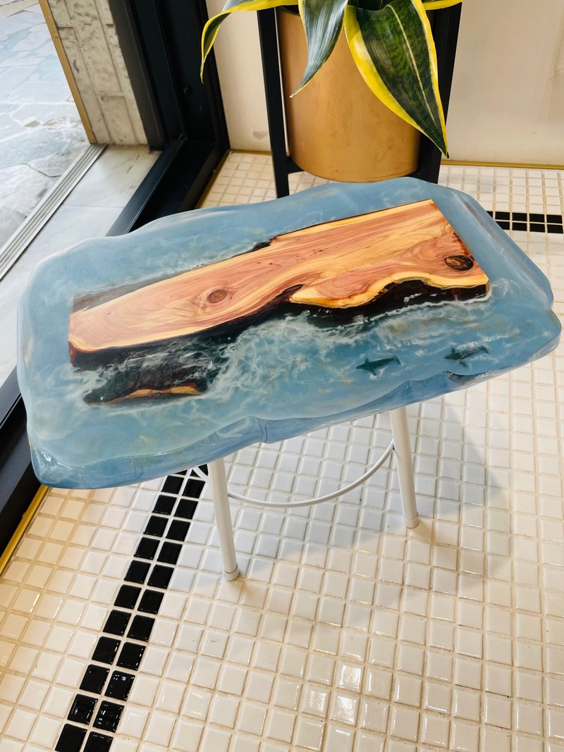 龙柏海洋矮桌茶几 - 餐桌/书桌 - 树脂 蓝色