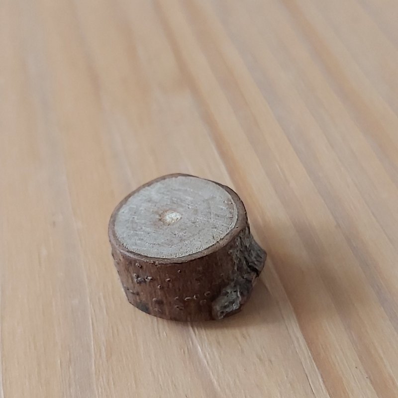 樟树扩香木汝磁铁 (带节点) - 冰箱贴/磁贴 - 木头 咖啡色