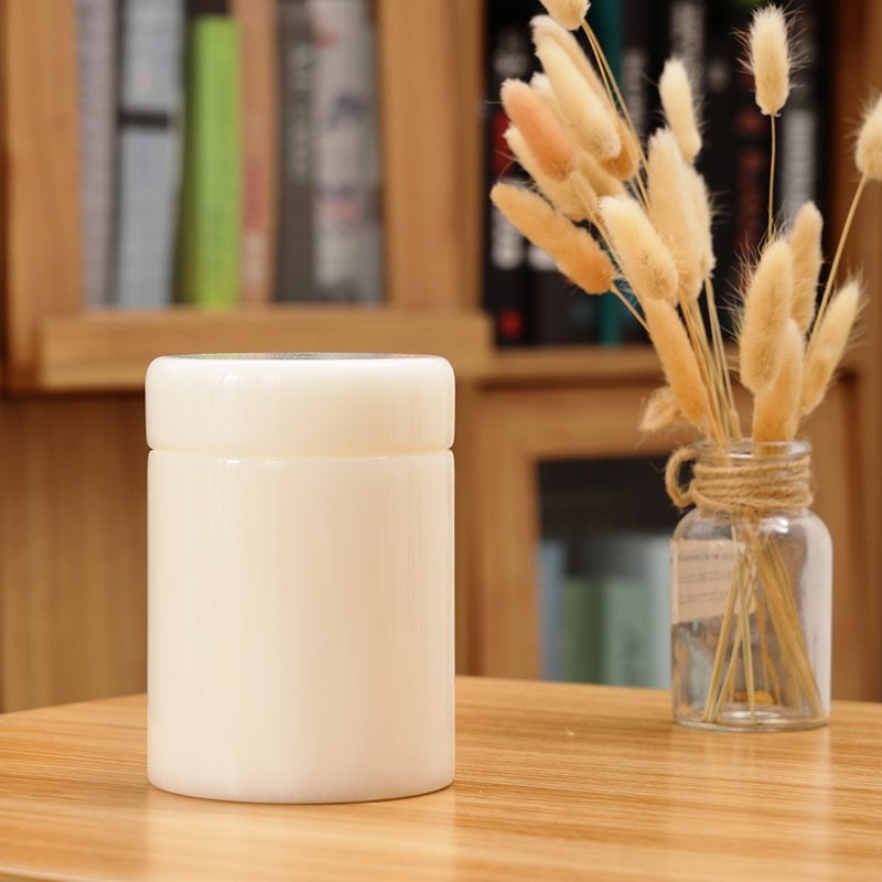 【宠物骨灰坛】澄光瓶 - 土耳其白玉 - 其他 - 玉石 