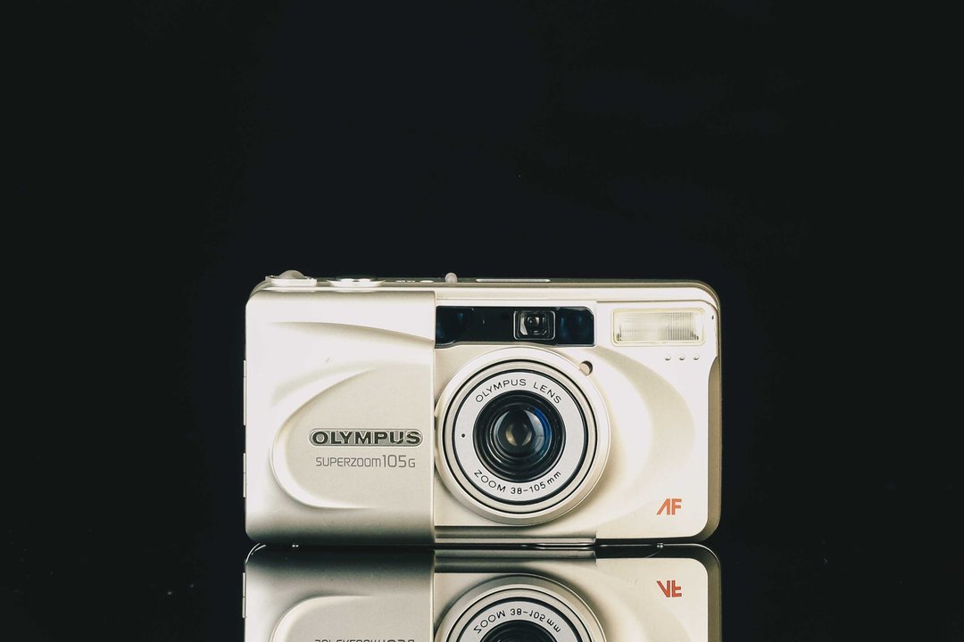 OLYMPUS SUPER ZOOM 105G #2388 #135底片相机 - 相机 - 其他金属 黑色