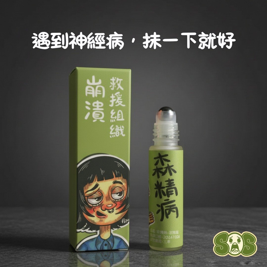 滚珠精油 停止内耗 随身减压 森精病 香氛滚珠 上班族抗焦虑 - 香薰/精油/线香 - 精油 绿色