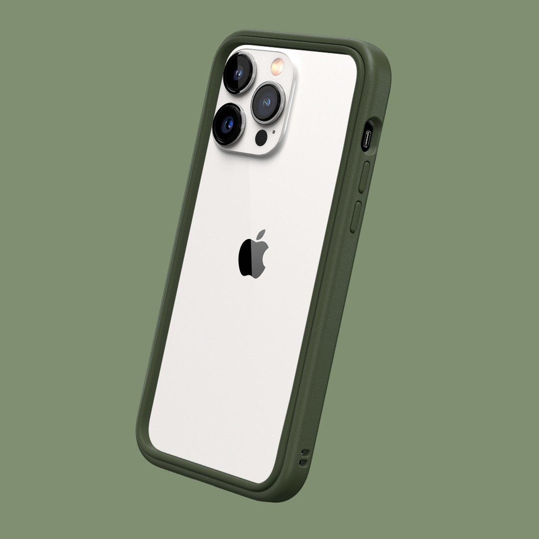 CrashGuard NX模块化防摔边框壳-军绿 for iPhone 14系列 - 手机配件 - 塑料 绿色