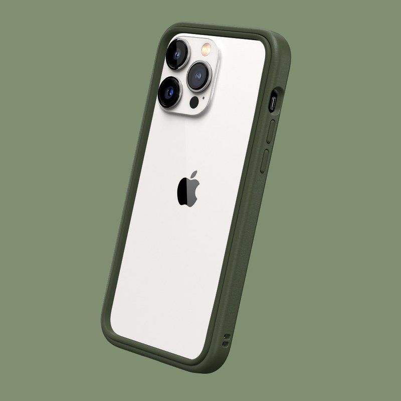 CrashGuard NX模块化防摔边框壳-军绿 for iPhone 14系列 - 手机配件 - 塑料 绿色
