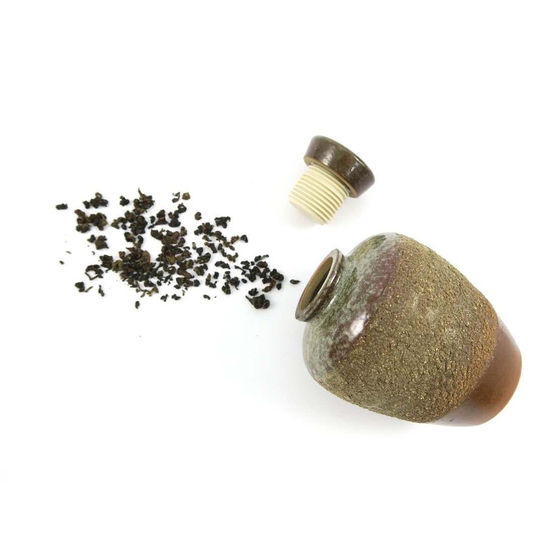 添兴窑/樟香茶叶罐-高瓶(小)-原木 - 茶具/茶杯 - 陶 卡其色
