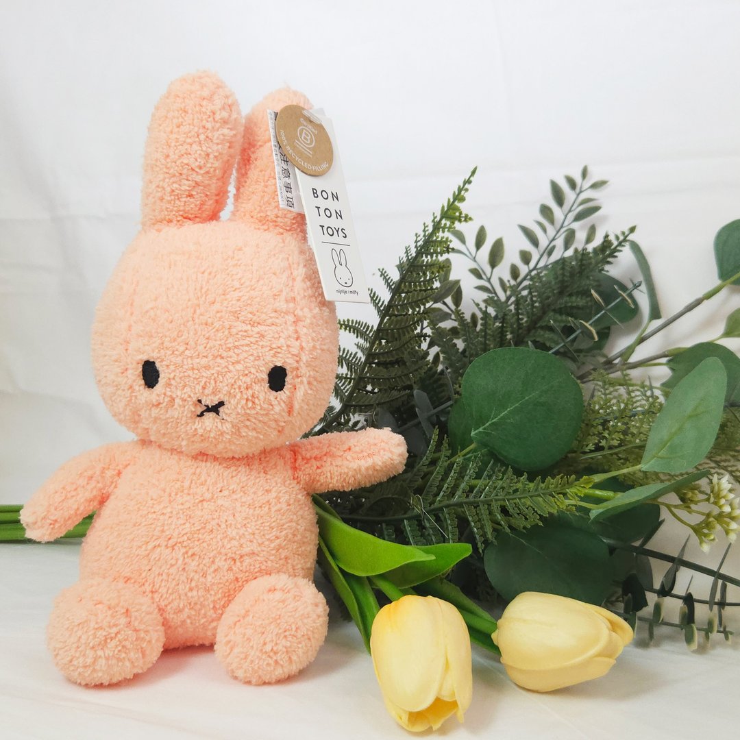 24H 出货 BON TON TOYS Terry 米菲兔填充玩偶 - 桃 23cm - 玩偶/公仔 - 聚酯纤维 多色