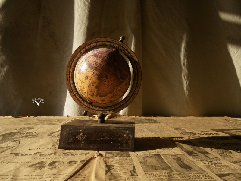 【老时光 OLD-TIME】早期欧洲地球仪 - 摆饰 - 其他材质 