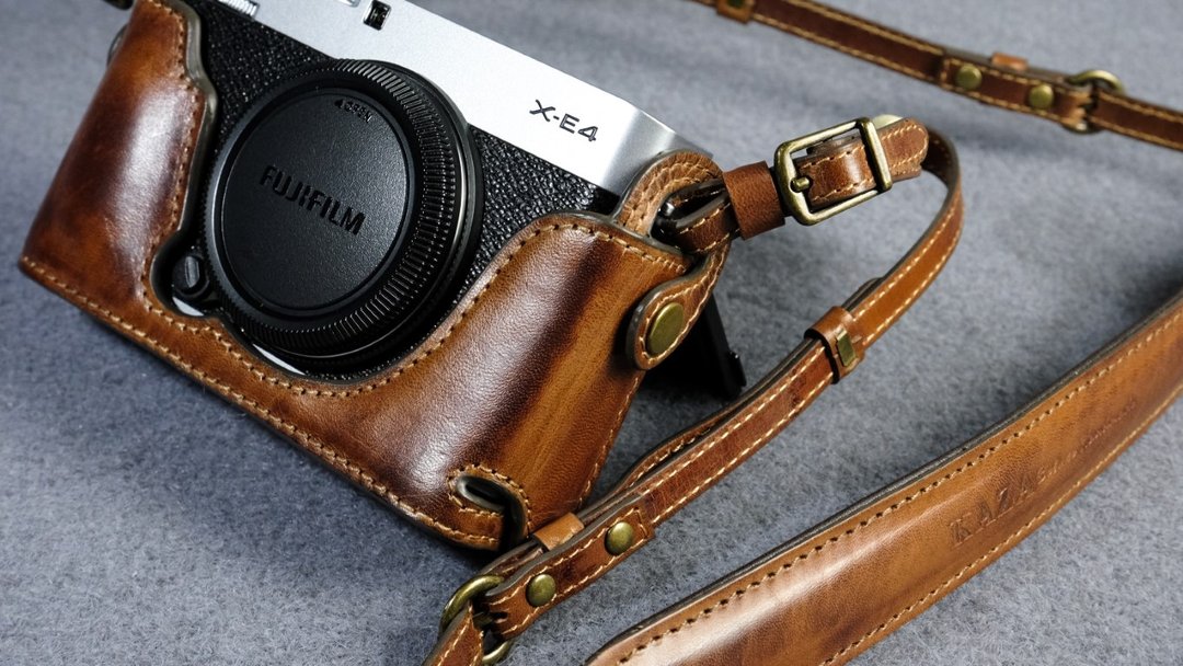 FUJIFILM X-E4 相机皮套 XE4 相机包 - 相机 - 真皮 