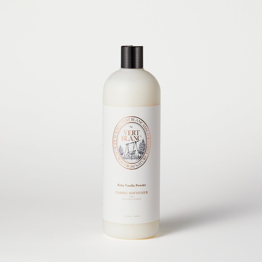 VERTBLANC 宝宝天然衣物柔软精-白色爽身粉 (1000ml) - 衣物清洁 - 其他材质 白色