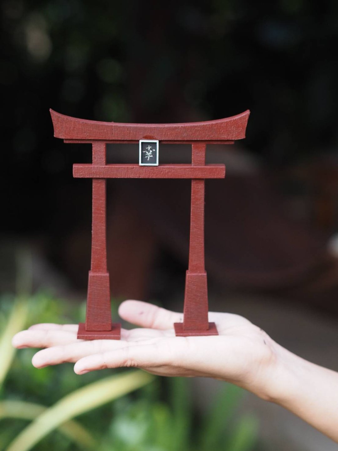 Torii Japanese gate Torii model - 摆饰 - 木头 红色