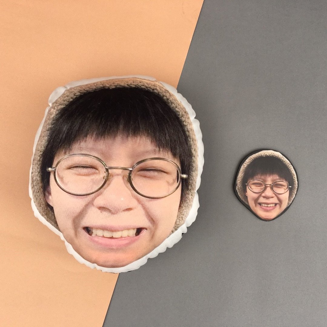 FunPrint [定制] 情人节组合包 (30cm抱枕＋磁铁) - 枕头/抱枕 - 其他材质 多色