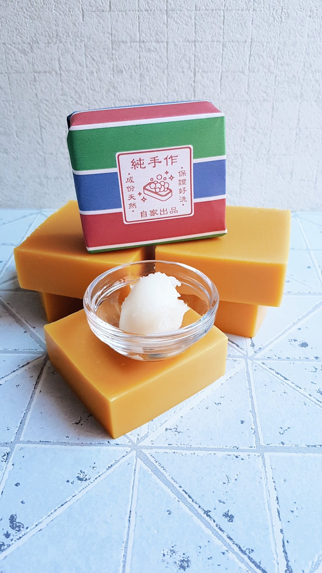 台式猪油皂【台湾伴手礼】 - 肥皂/手工皂 - 其他材质 橘色
