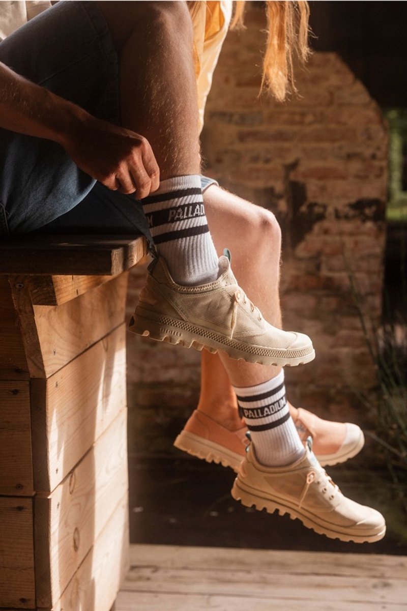 PALLADIUM PAMPA LT TRAVEL LO VT 轻量休闲鞋 奶茶 74473-175 - 女款休闲鞋 - 其他材质 多色