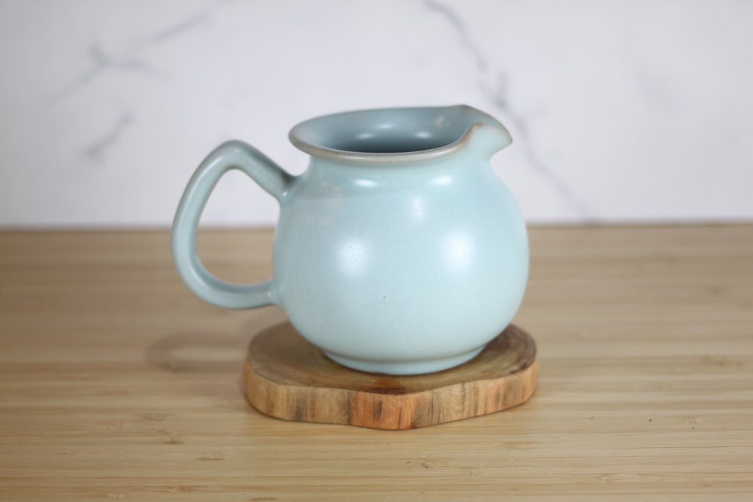 【沐春生活】300ml 汝窑 茶海 纯手作公道杯 名家叶敏祥手作 - 茶具/茶杯 - 瓷 