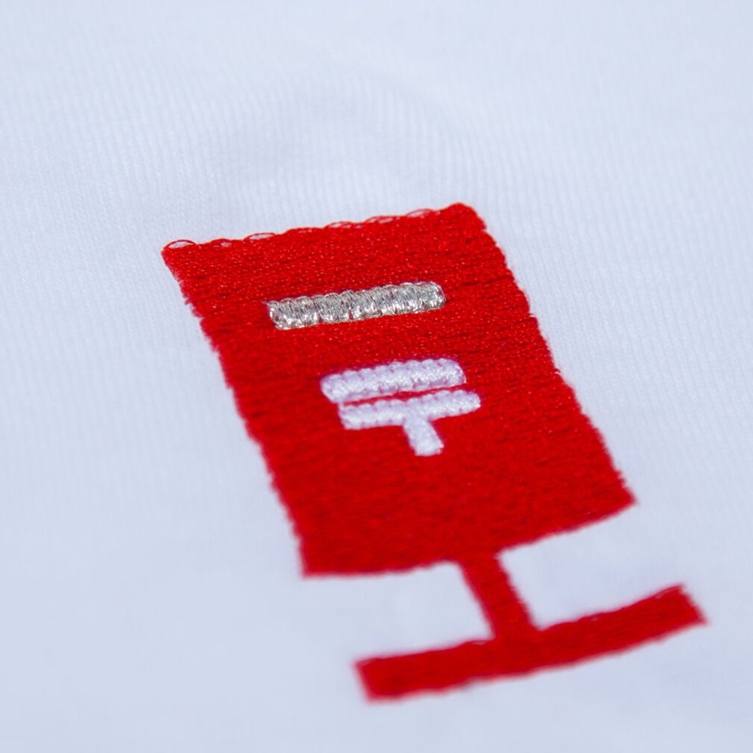 [Father's Day] Red Mailbox T-shirt Unisex S ~ XXL - 女装 T 恤 - 棉 白色
