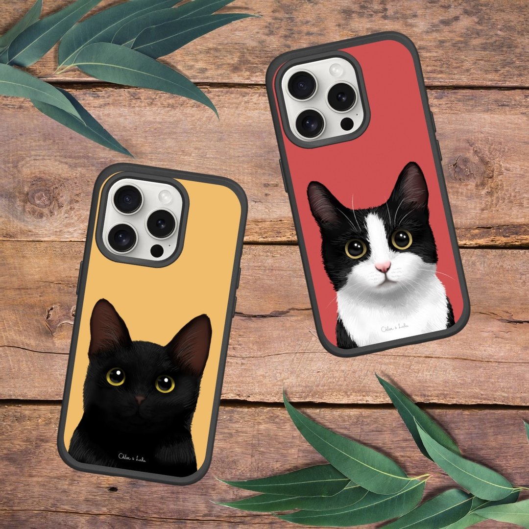 犀牛盾猫猫手机壳 | SolidSuit | 三花 虎斑 黑猫 橘猫 黑白猫 - 手机壳/手机套 - 塑料 多色