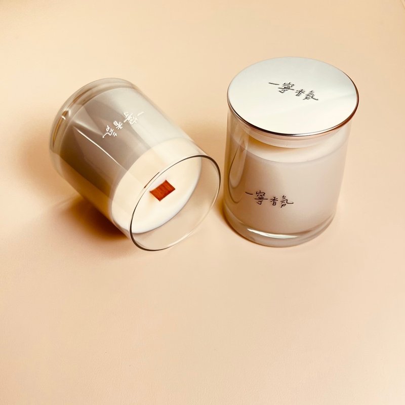 INESS一宁香氛【天然大豆香氛蜡烛】甜霂谷 Drizzle ravine - 蜡烛/烛台 - 精油 卡其色