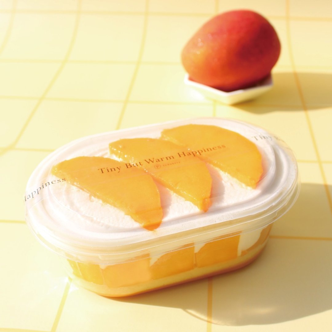 【1%bakery】夏日芒果宝盒 - 蛋糕/甜点 - 新鲜食材 橘色