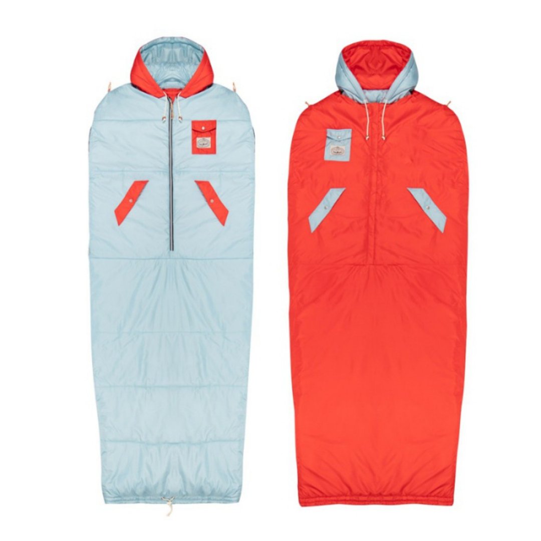 POLER THE NAPSACK 可双面穿人形睡袋 / 天蓝 . 红 / 限量商品 - 露营用品 - 其他材质 红色