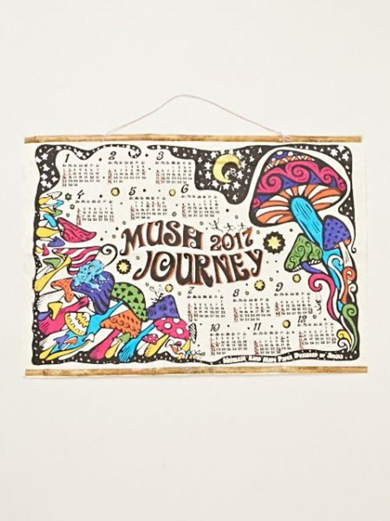 【预购中】✱2017年手绘夜菇森林年历✱ - 年历/台历 - 纸 多色