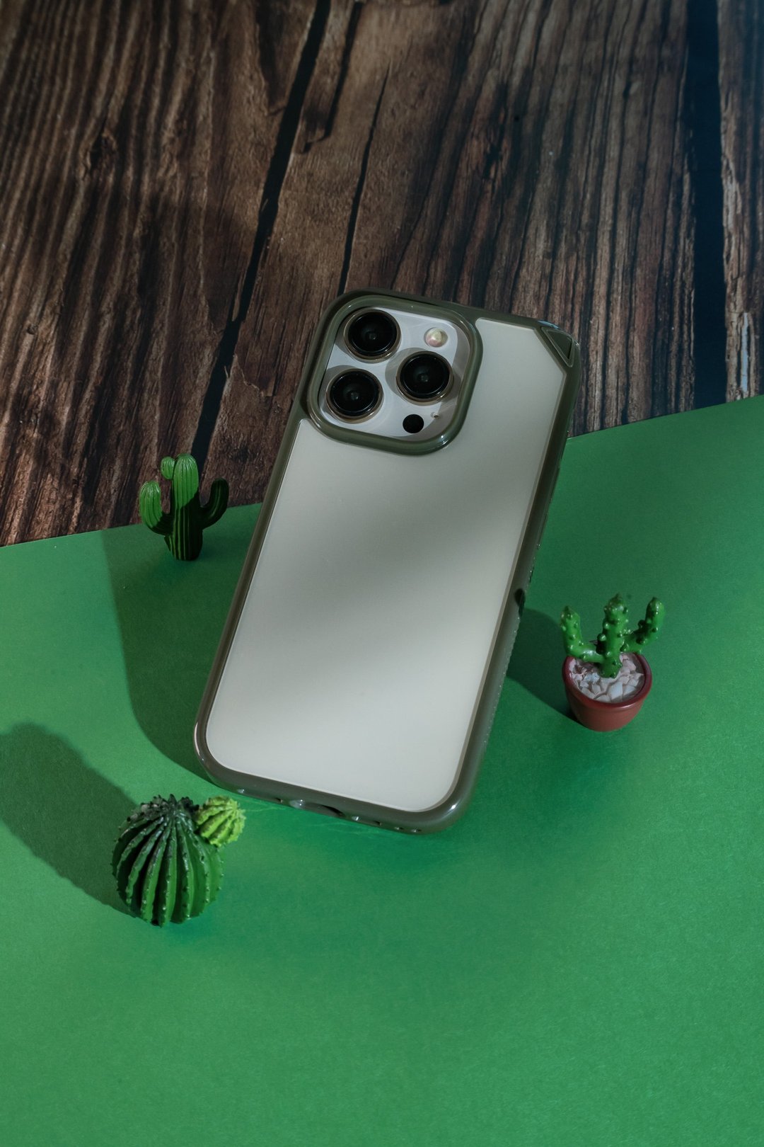 ARMOR iPhone 14 Signature 系列电话保护壳_丛林绿/橙带 - 手机壳/手机套 - 其他材质 
